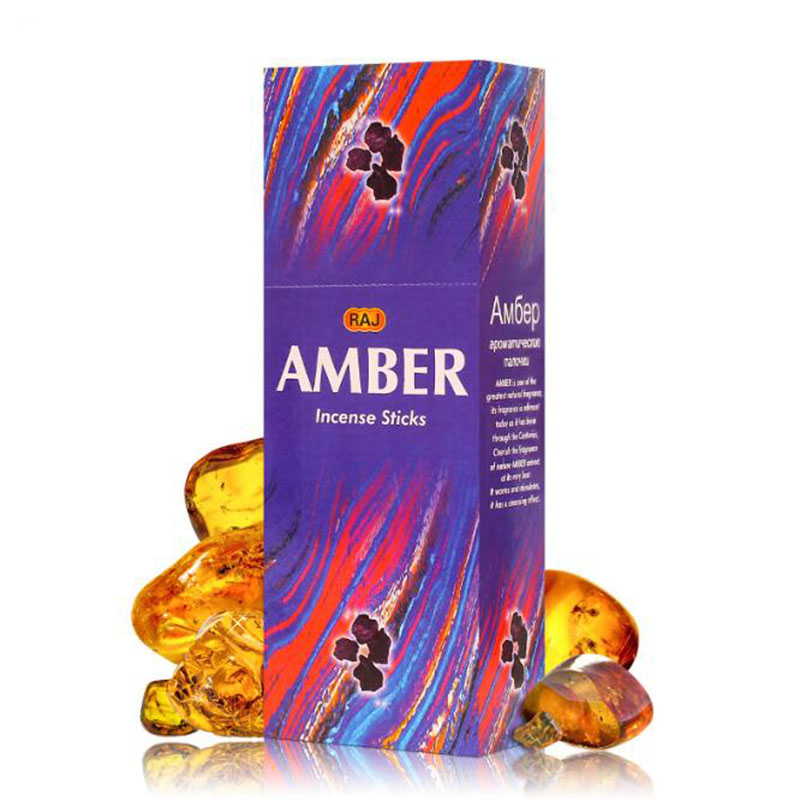 Candle Supplies India - กล่องใหญ่อินเดียนําเข้าธูป Amber ธูปหอมน้ําหอมบ้าน Air Freshener โยคะสมาธิกลิ่น