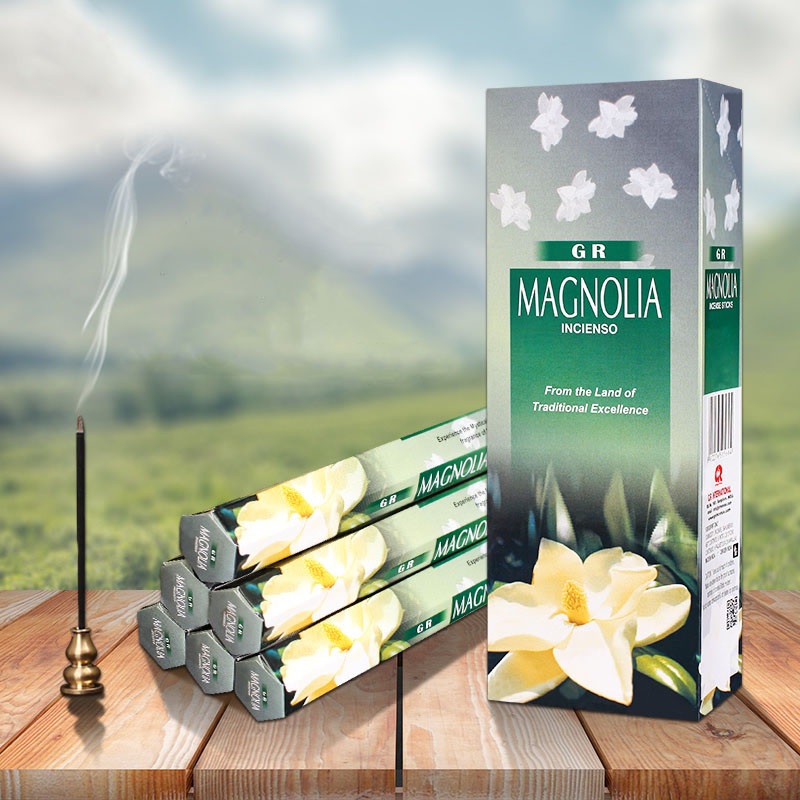 Candle Supplies India - อินเดียธูป Magnolia รสธูป Stick น้ํามันหอมระเหย Incenso