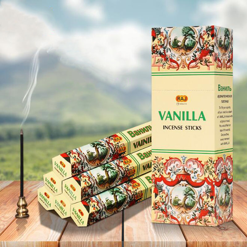 6 กล่องขนาดเล็กอินเดียธูปวานิล - Candle Supplies India บทวิจารณ์และราคา