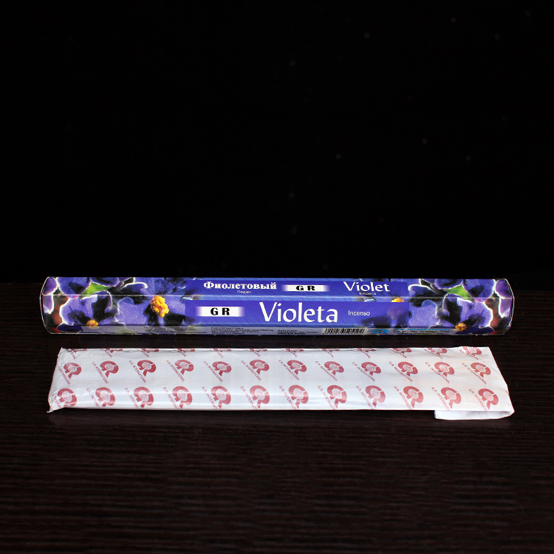 อินเดียธูป Violeta กลิ่นหอมกล่ - Candle Supplies India บทวิจารณ์และราคา