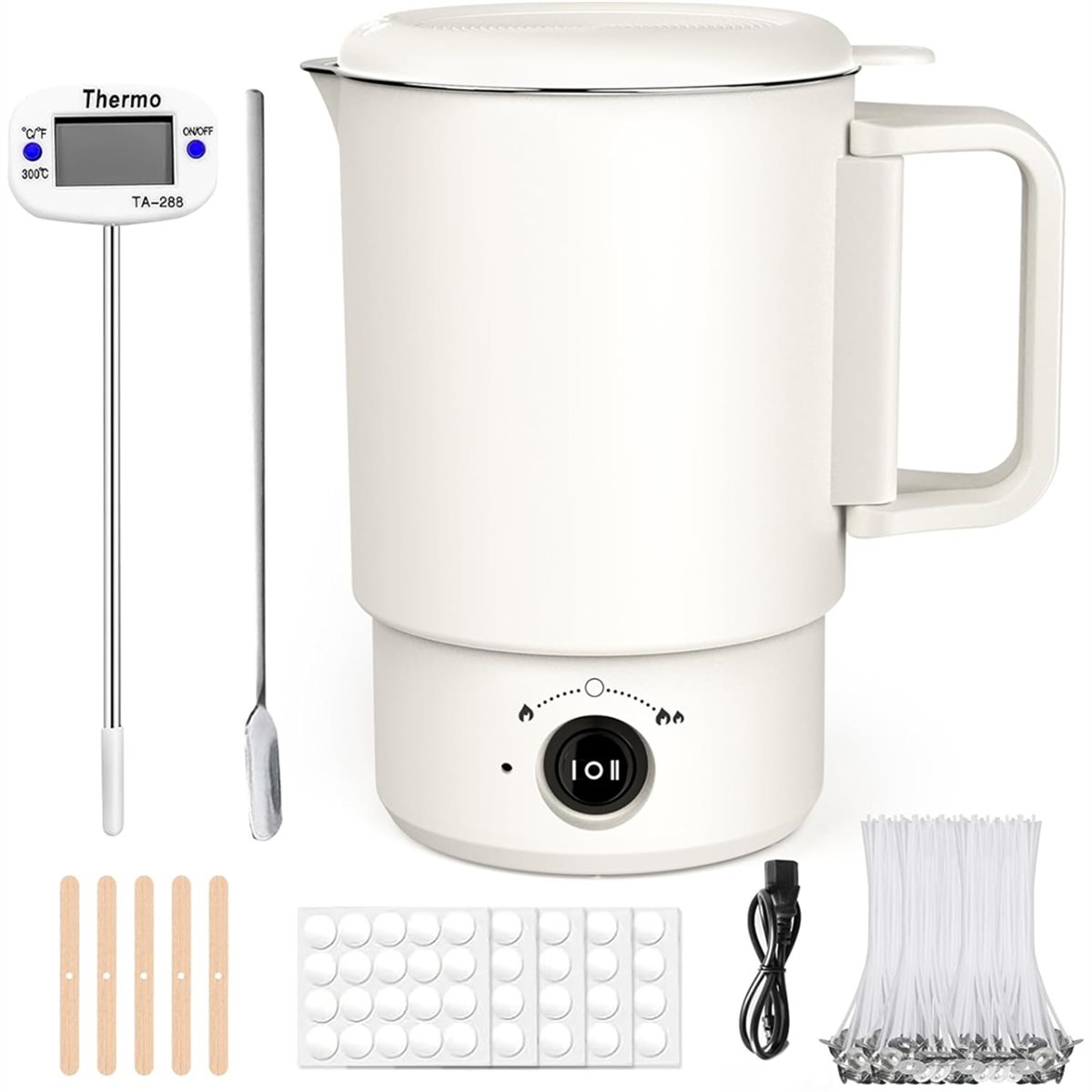 ชุดหม้อหลอมขี้ผึ้งไฟฟ้ารุ่นใหม - Candle Supplies Uk บทวิจารณ์และราคา