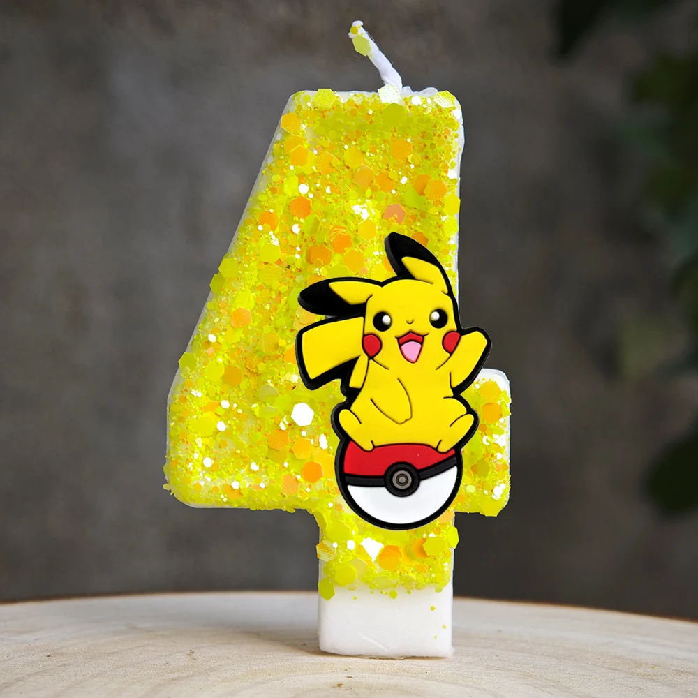 โปเกมอน ปิกาจูเทียนการ์ตูน 0-9 - Zebra Candle Supplies บทวิจารณ์และราคา